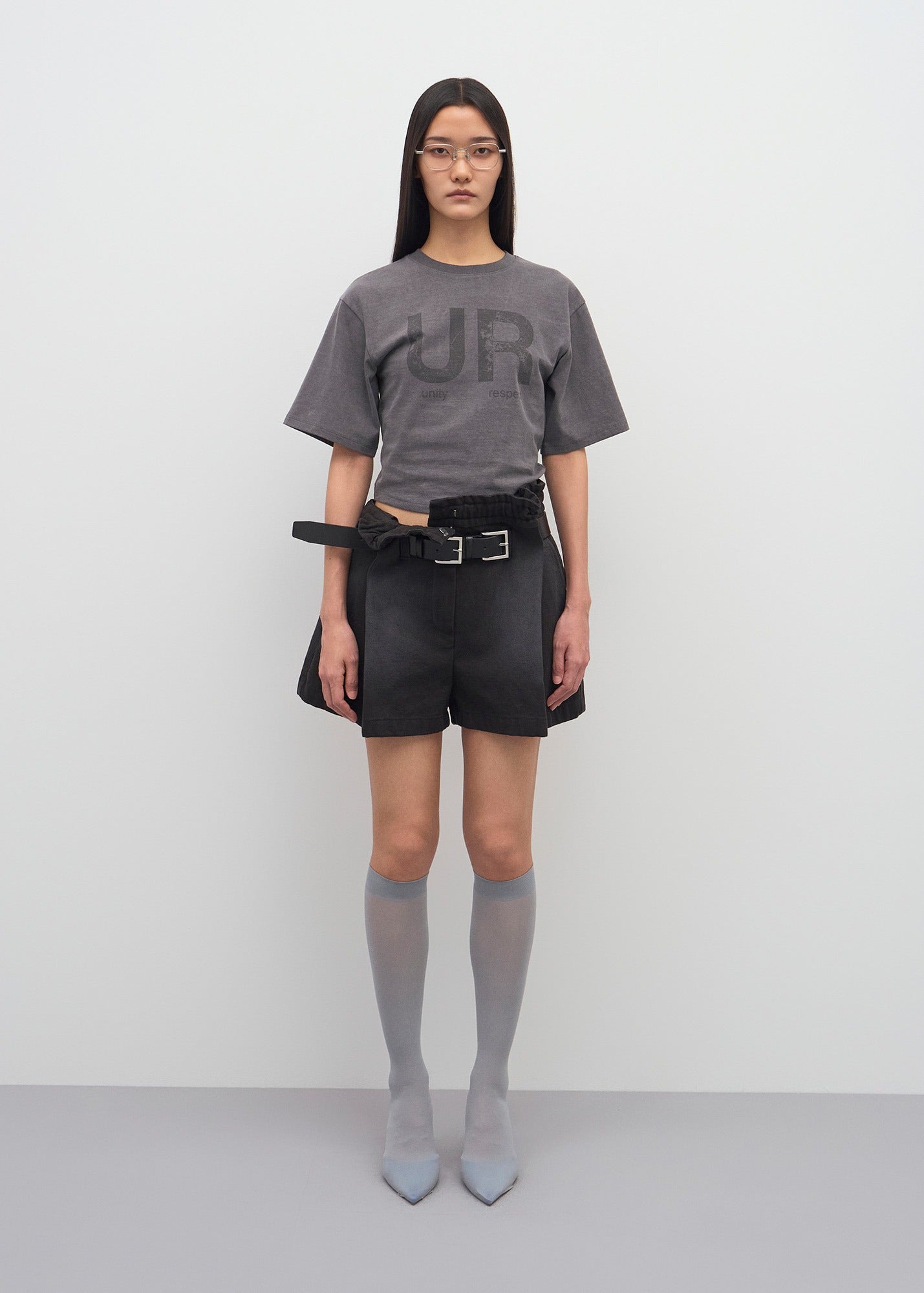 PRINTED CROPPED T-SHIRTS /  2 Color