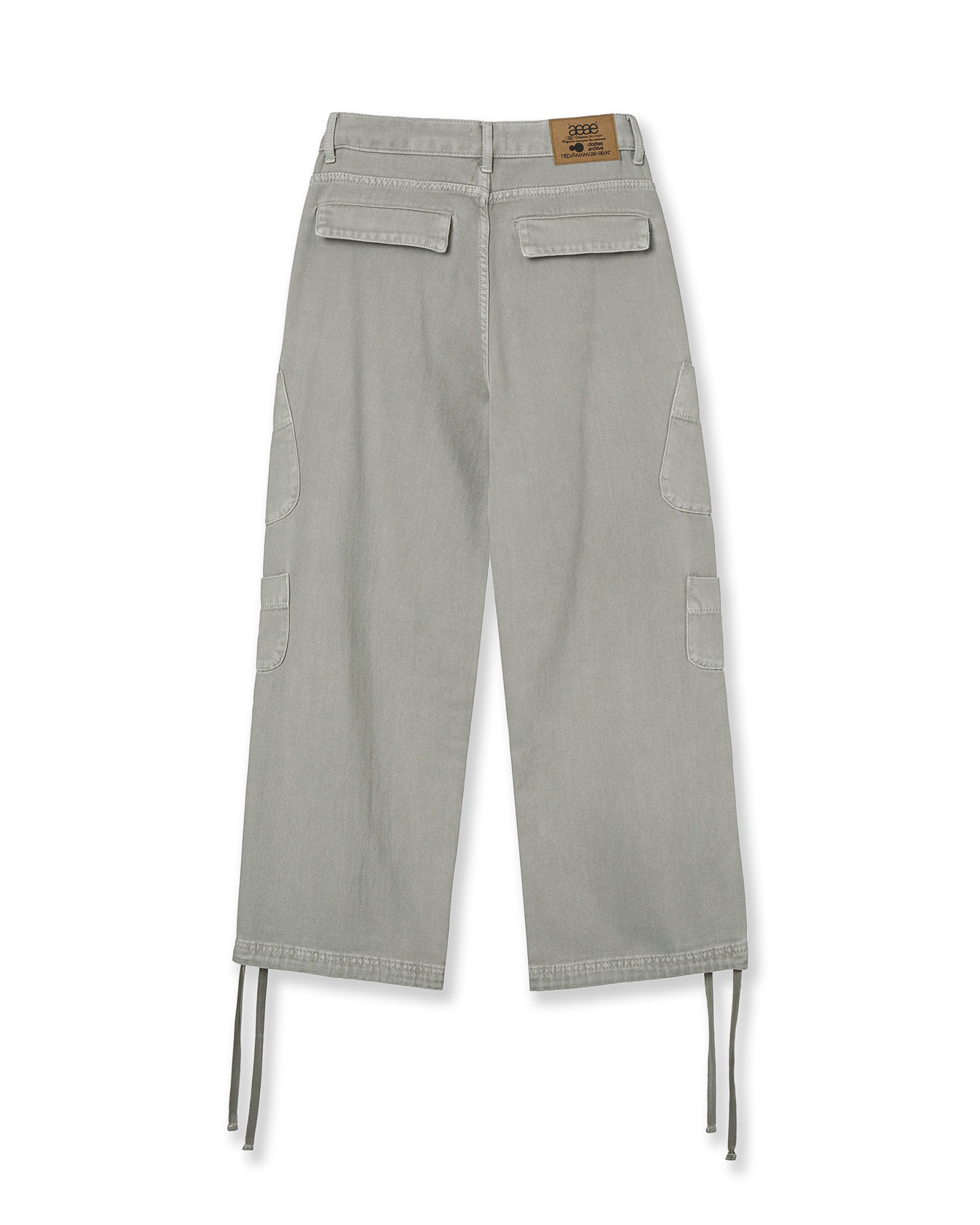 CARGO DENIM PANTS ASH