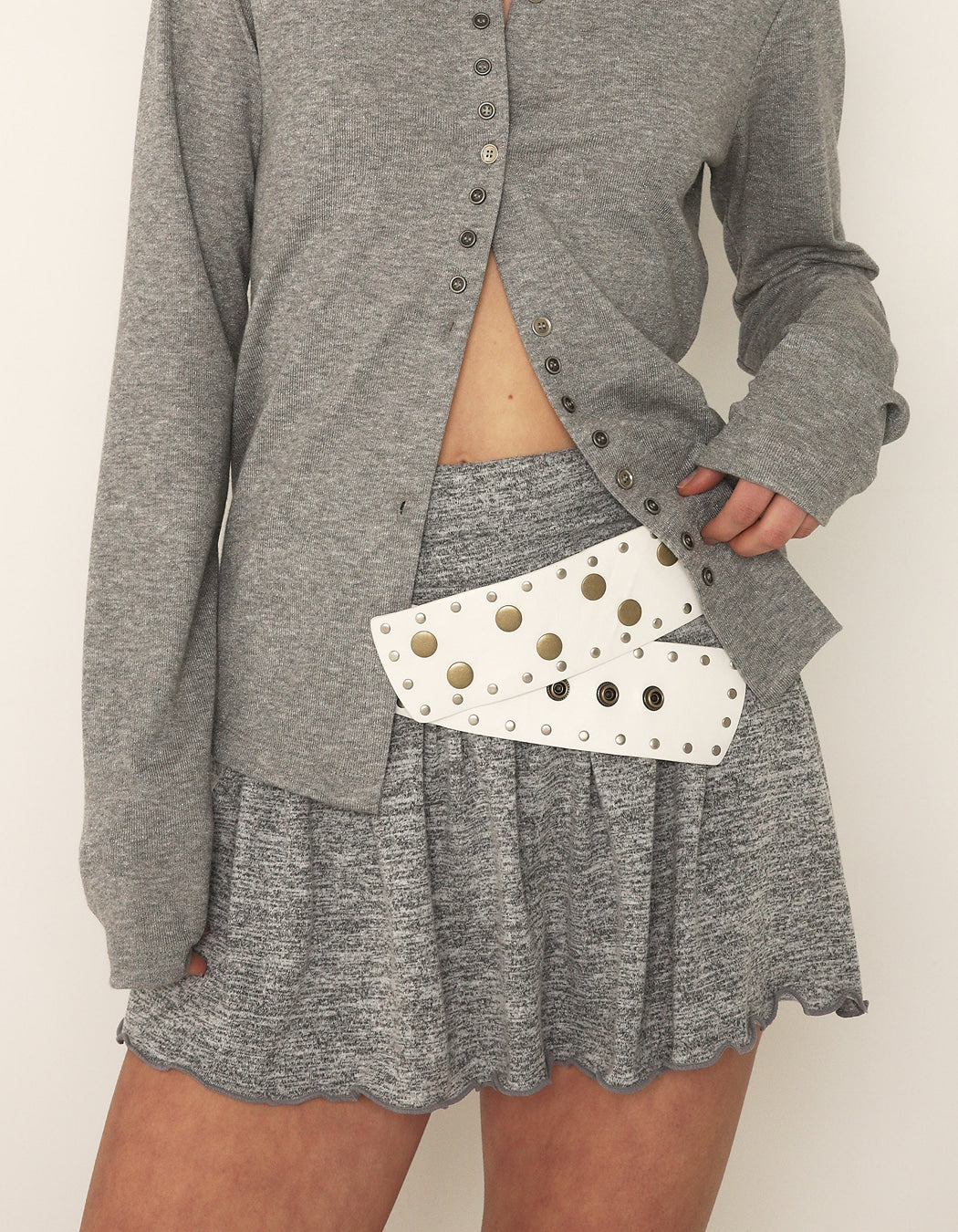 MULTI STUDDED BELT / 3 COLOR