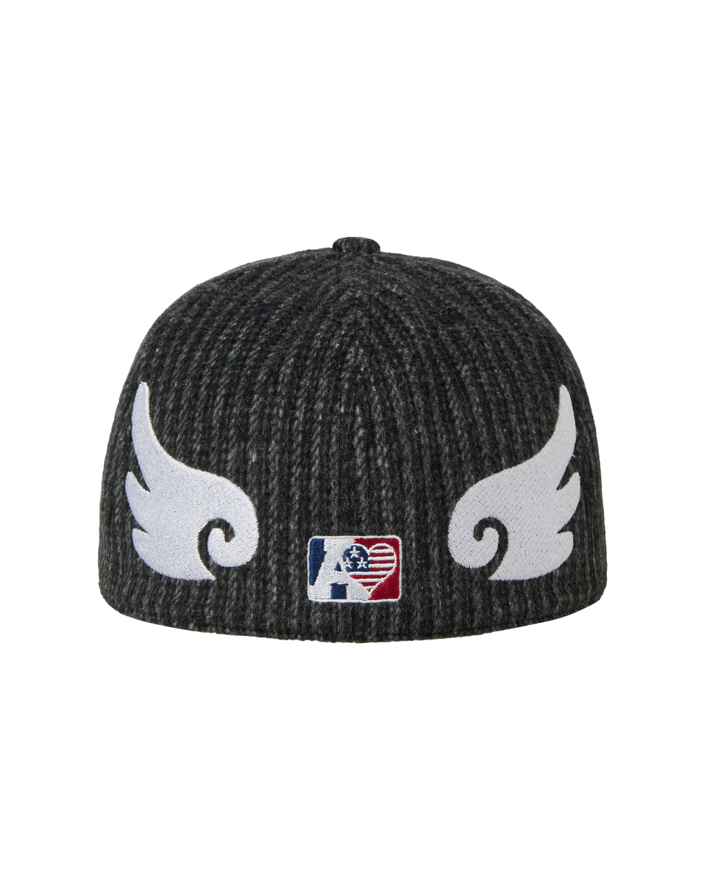 AE SYMBOL STRIPE ANGEL WING CAP BLACK