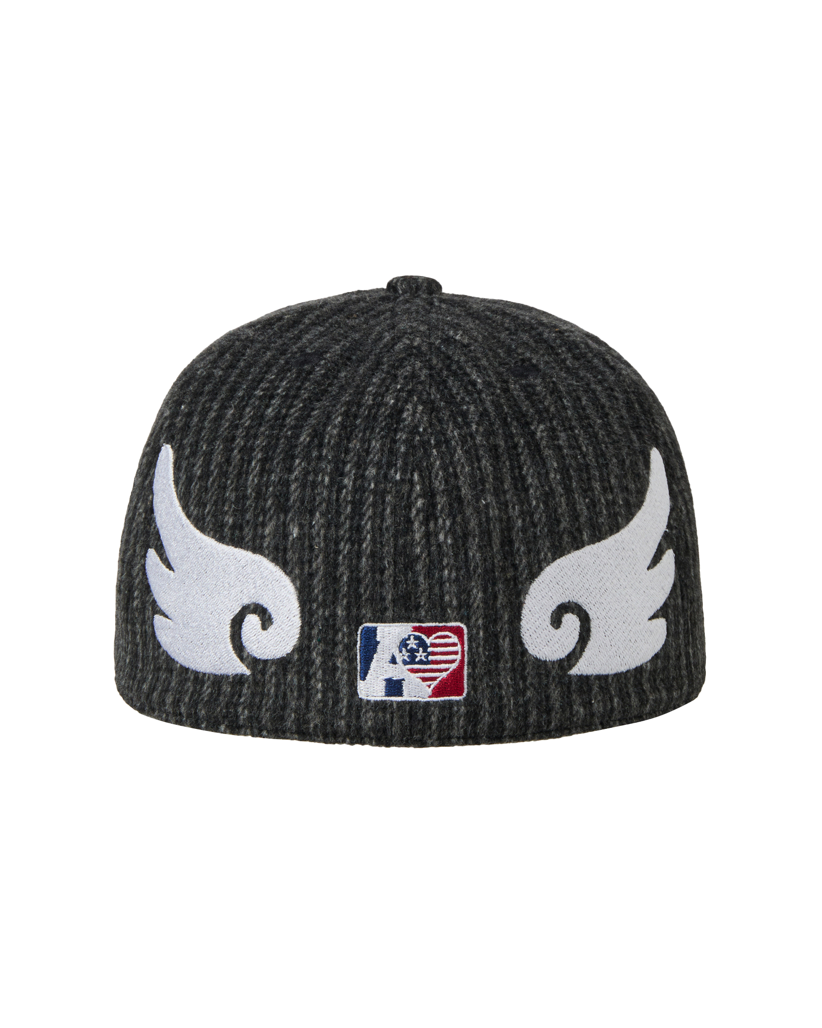 AE SYMBOL STRIPE ANGEL WING CAP BLACK