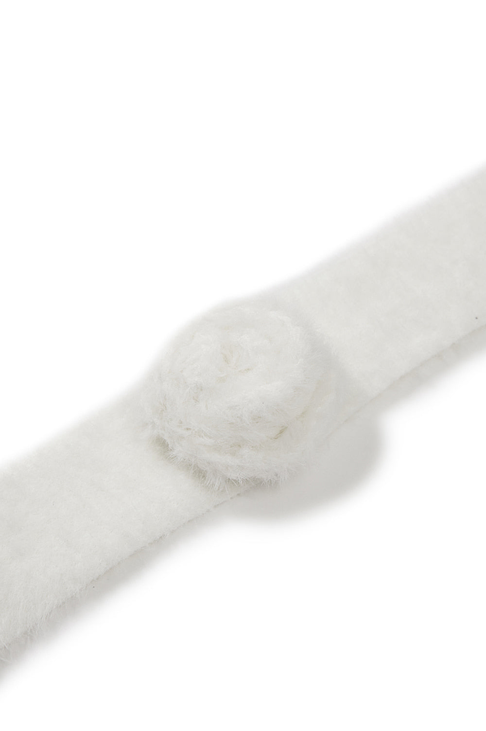 Fleur Angora muffler white