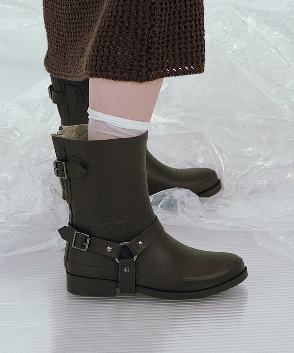 HARNESS WELLINGTON BOOTS MIDDLE / 2 Color
