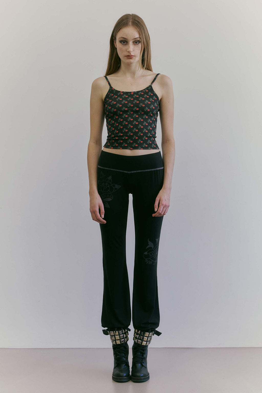 Sculptor X Ed Hardy Sue Me Sleeveless Top Black