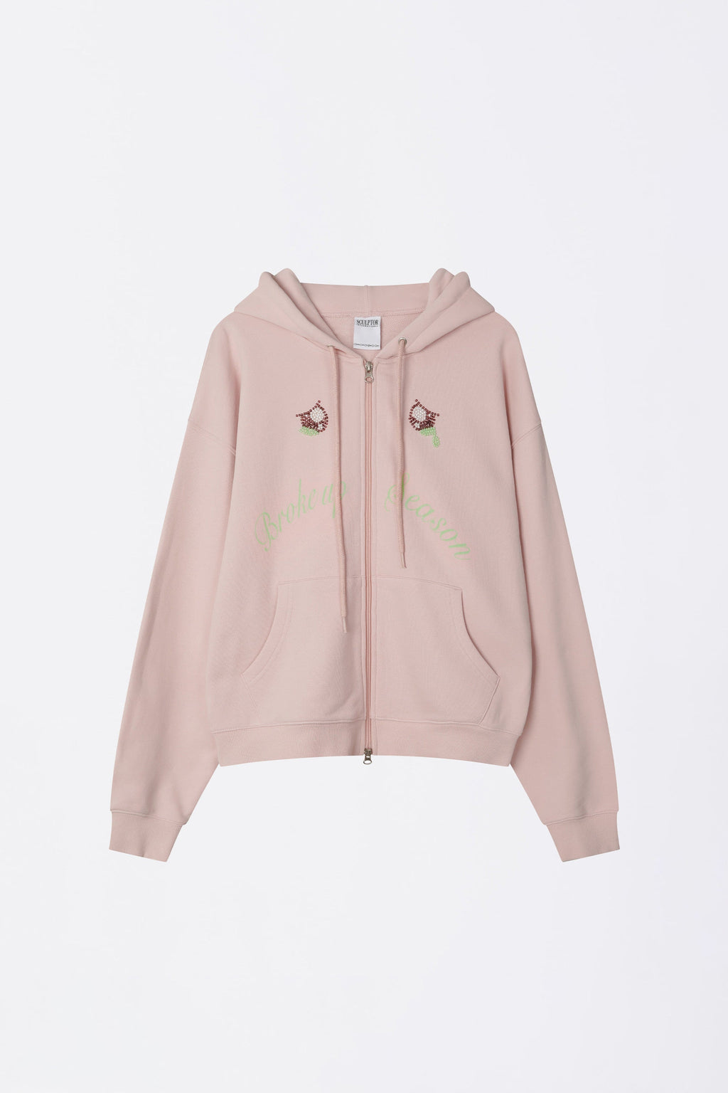 My Go To Hoodie Zip-Up Baby Pink