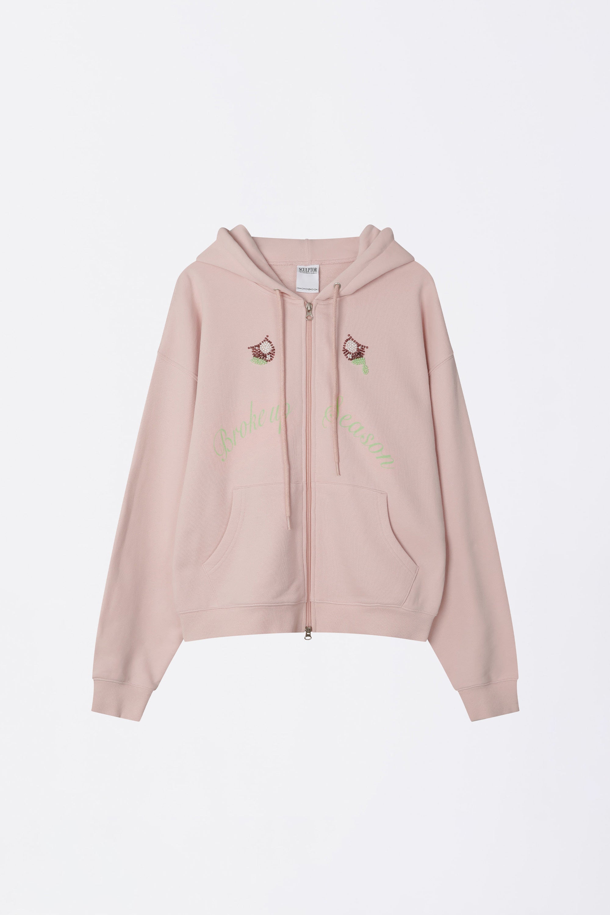 My Go To Hoodie Zip-Up Baby Pink