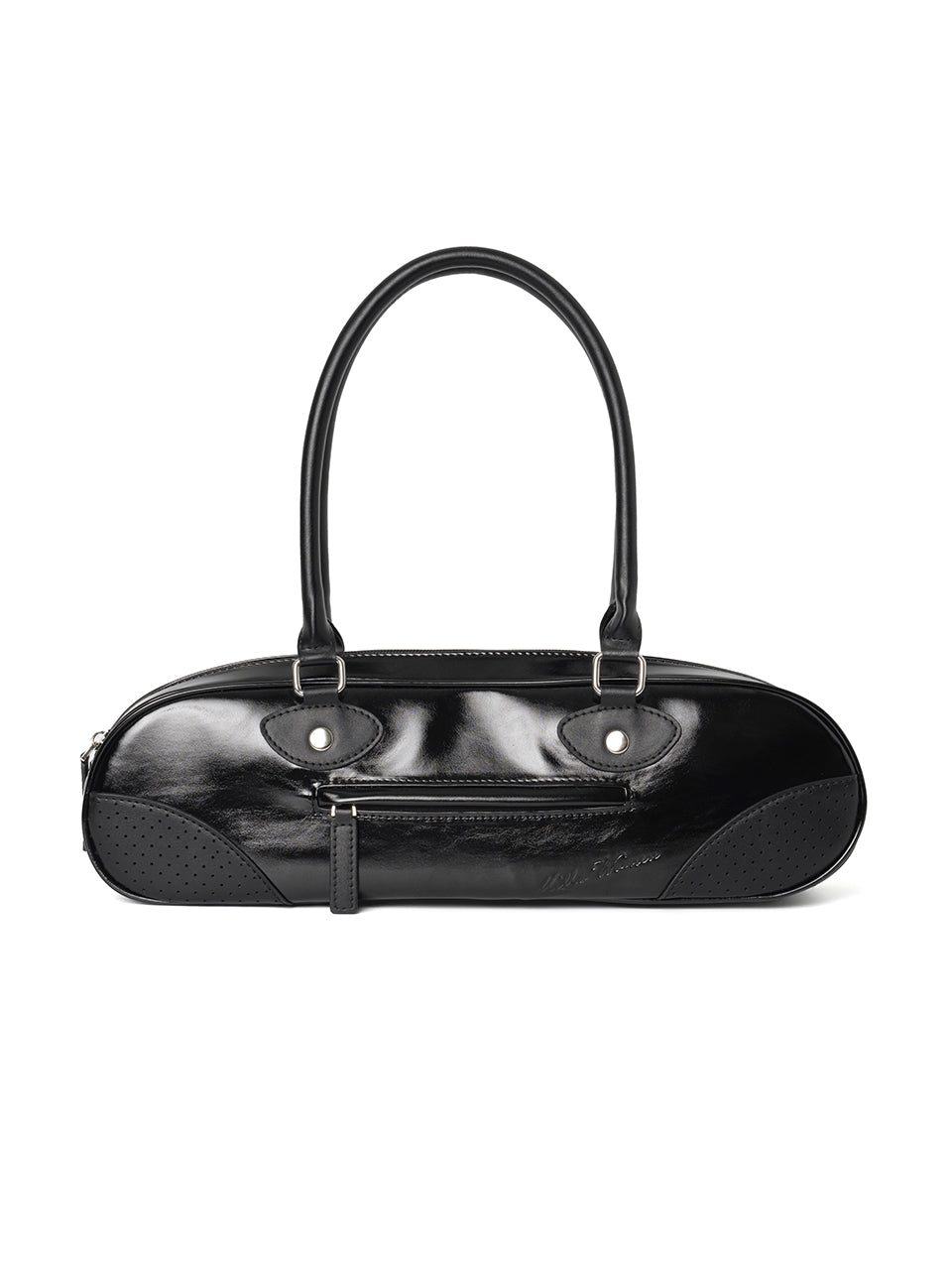 Enamel Bowling Bag / Black