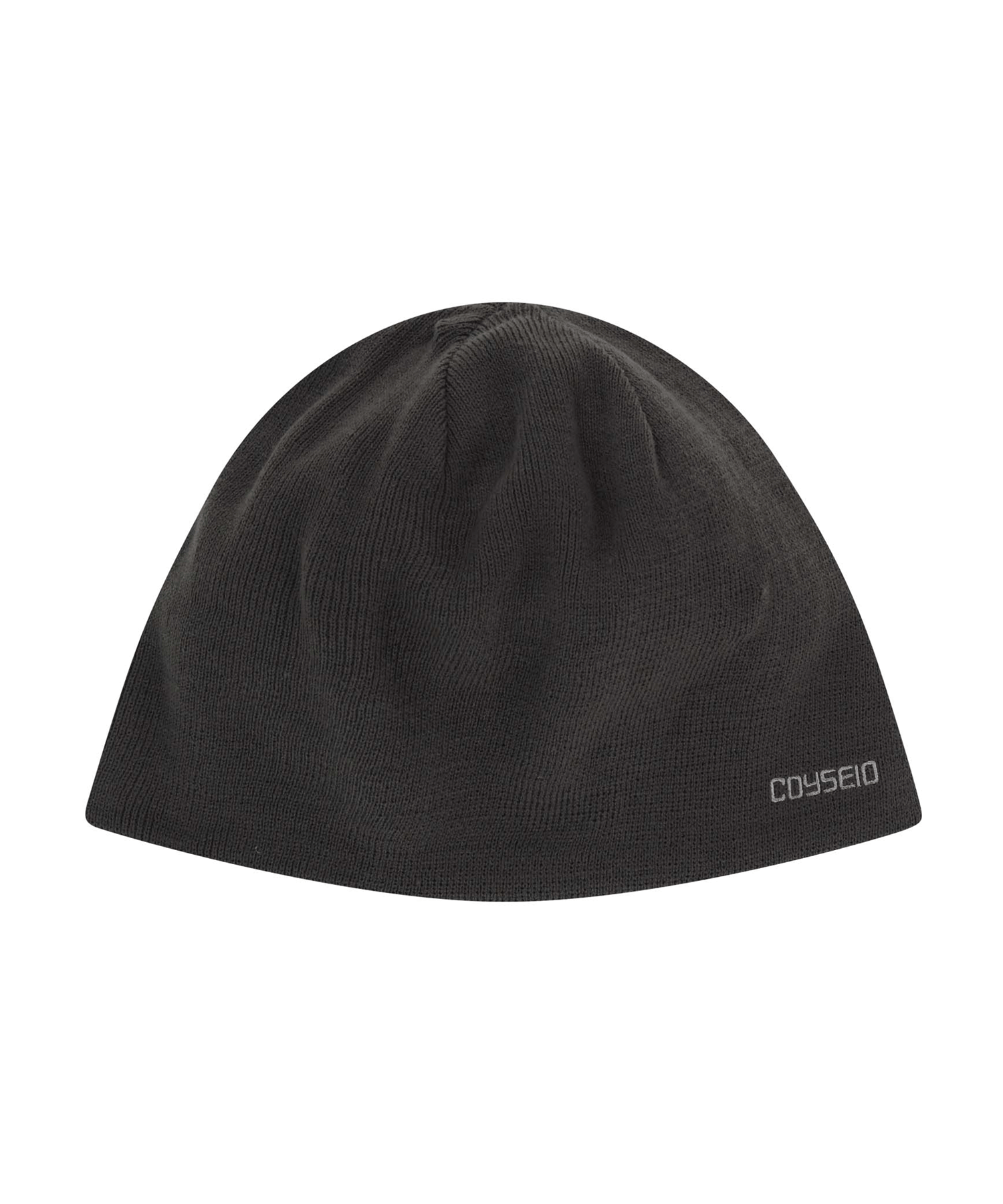 DUAL SIMPLE BEANIE CHARCOAL