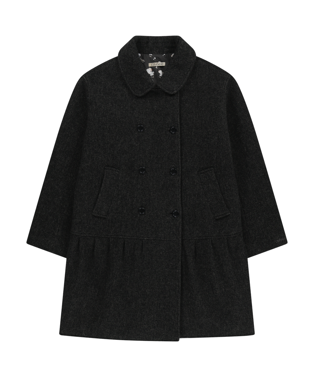 COY DOUBLE COAT CHARCOAL
