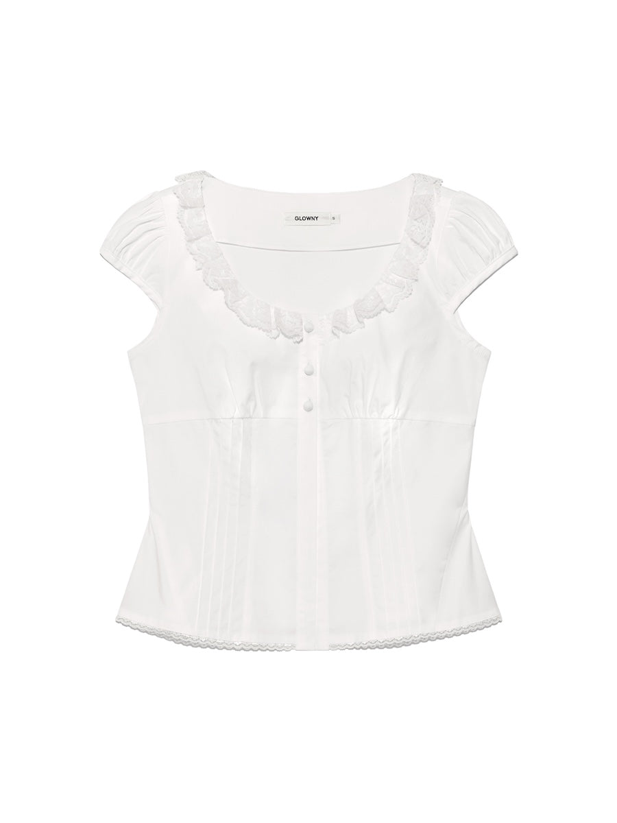 SUGAR PUFF BLOUSE (WHITE)