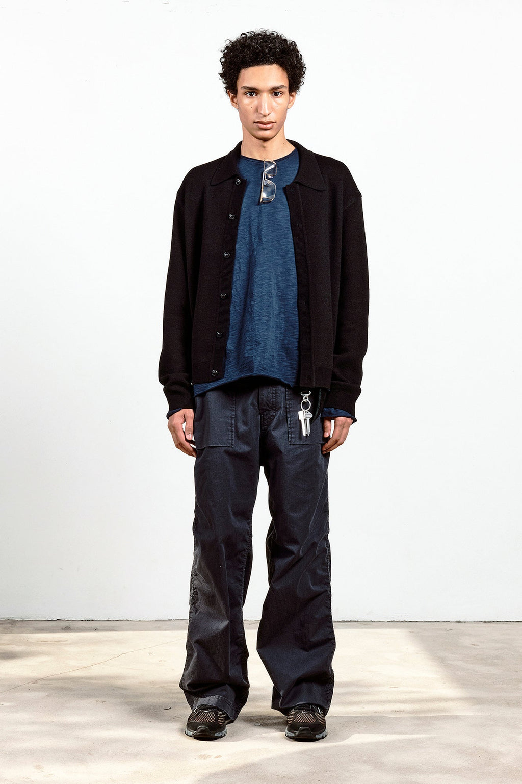 Fatigue Cotton Washing Shirring Pants