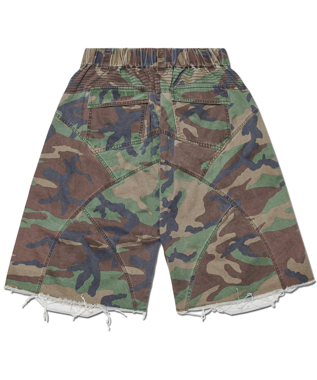 CAMOUFLAGE CARGO SHORTS