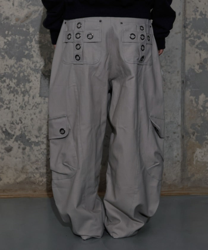 CROSS POCKET CARGO PANTS (PINK BEIGE) F25ZD976