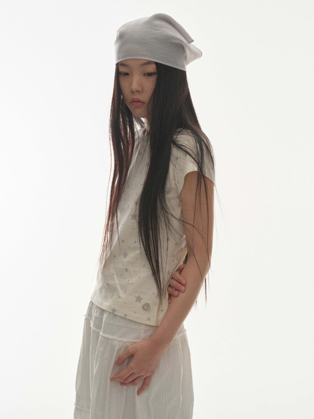 MILKY STAR T-SHIRT IVORY