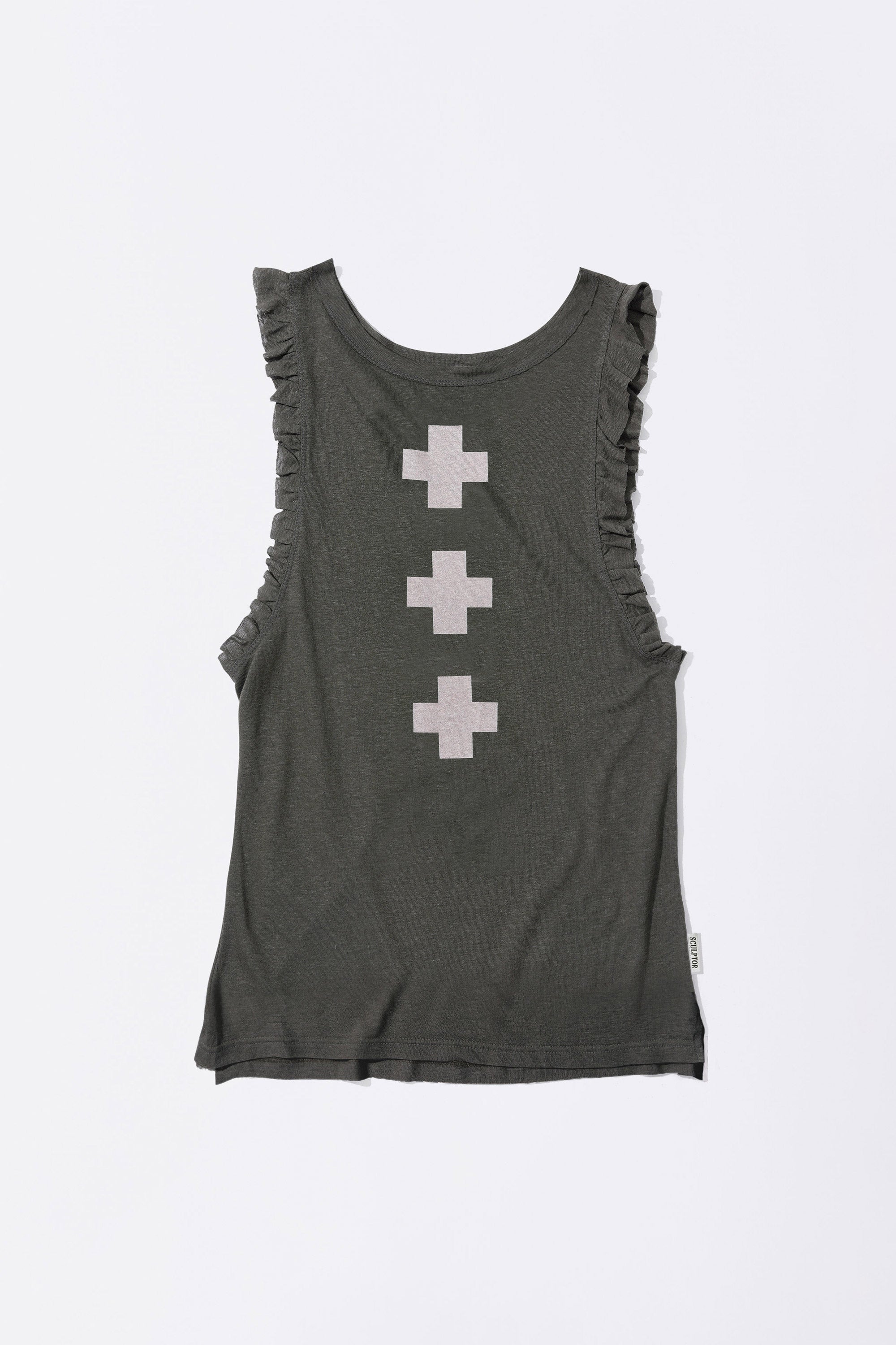 Emergency Muscle Tank Top Charcoal