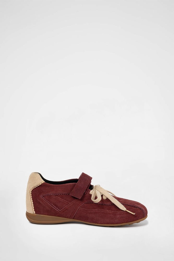 PINKING MARY JANE SNEAKERS / WINE