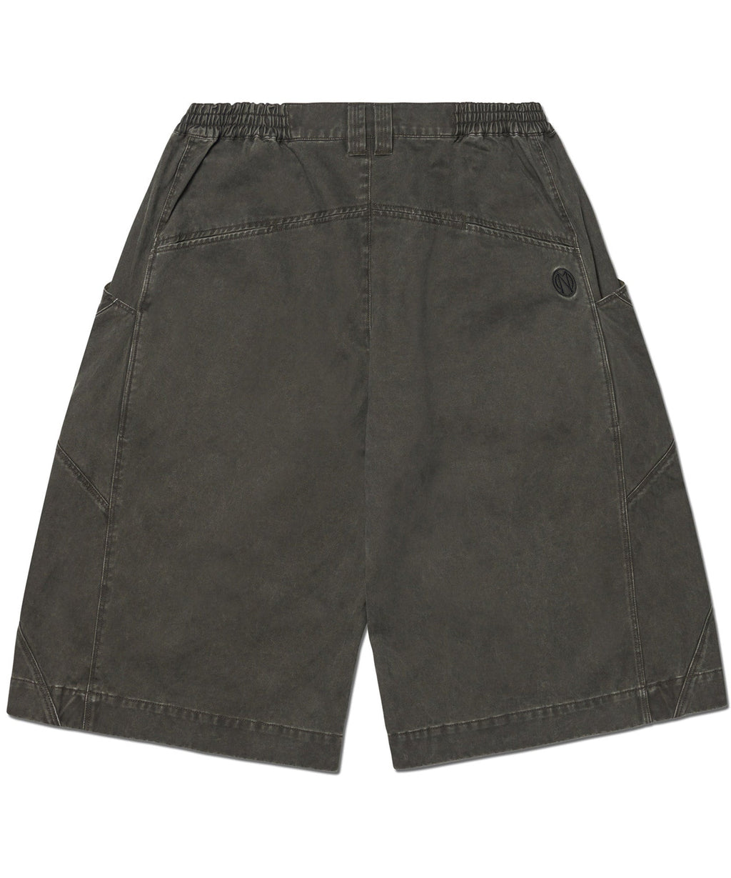 DIAGONAL POCKET BERMUDA PANTS / 2 COLOR