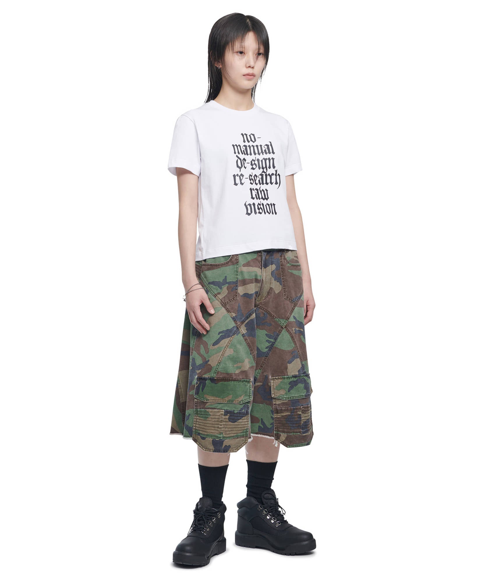 CAMOUFLAGE CARGO SHORTS