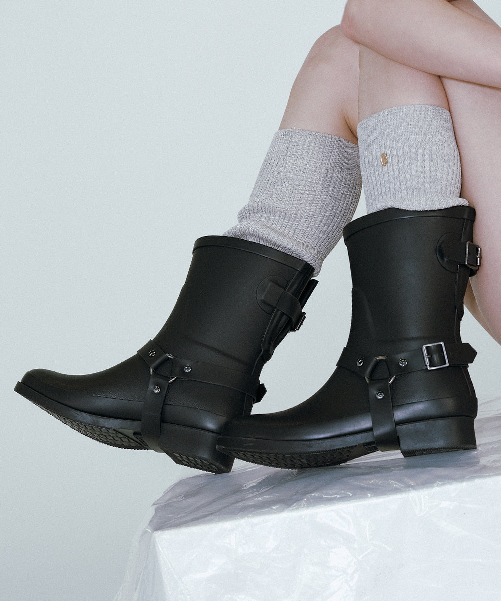HARNESS WELLINGTON BOOTS MIDDLE / 2 Color