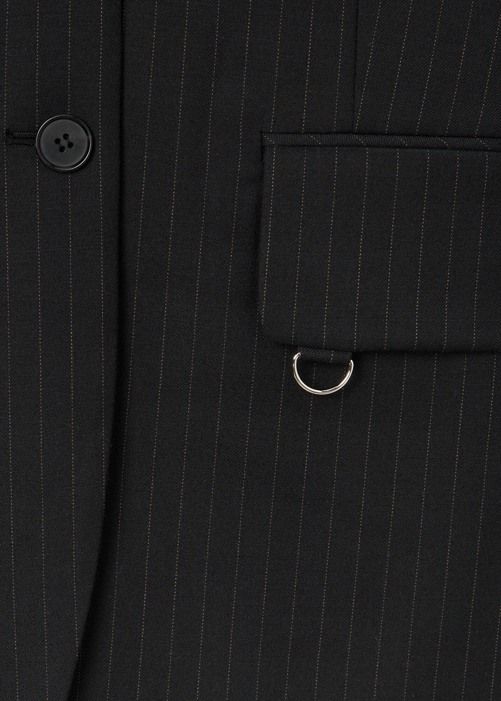 PINSTRIPED OVERSIZED BLAZER / 2 Color