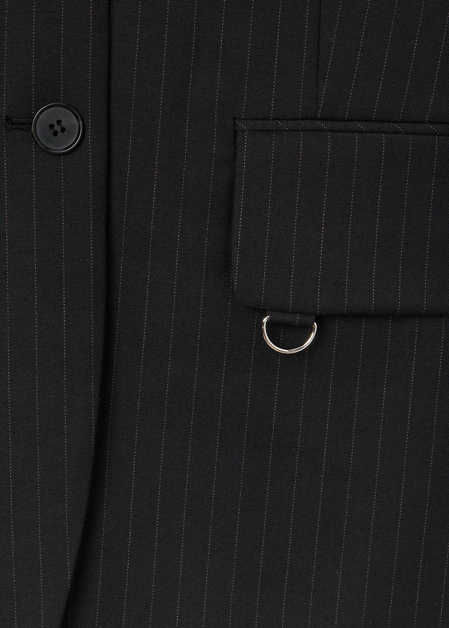 PINSTRIPED OVERSIZED BLAZER / 2 Color