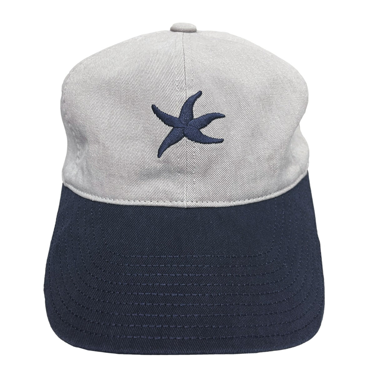 TCM starfish cap (light grey/navy)