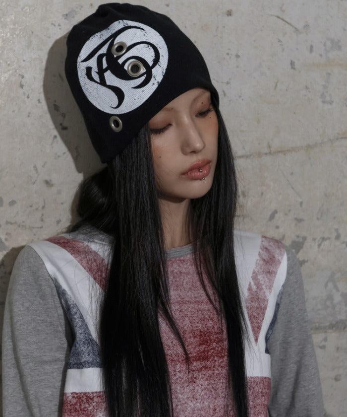 FY EYELET BEANIE (BLACK) F25ZE033