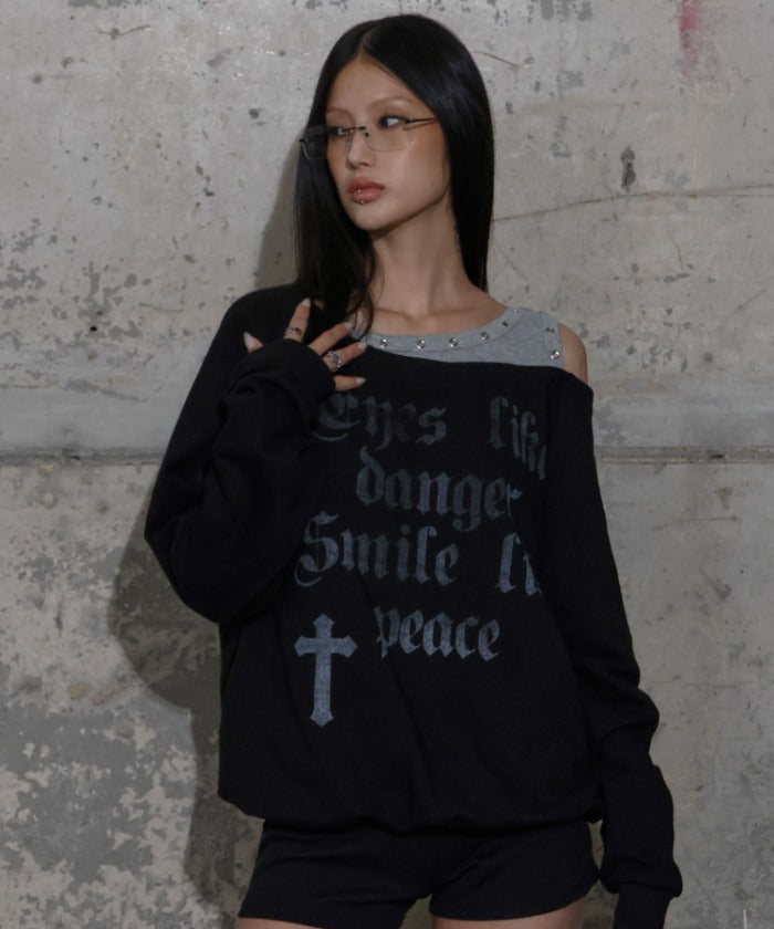 ROSARY NOIRER SWEATSHIRT (BLACK) F25ZB016