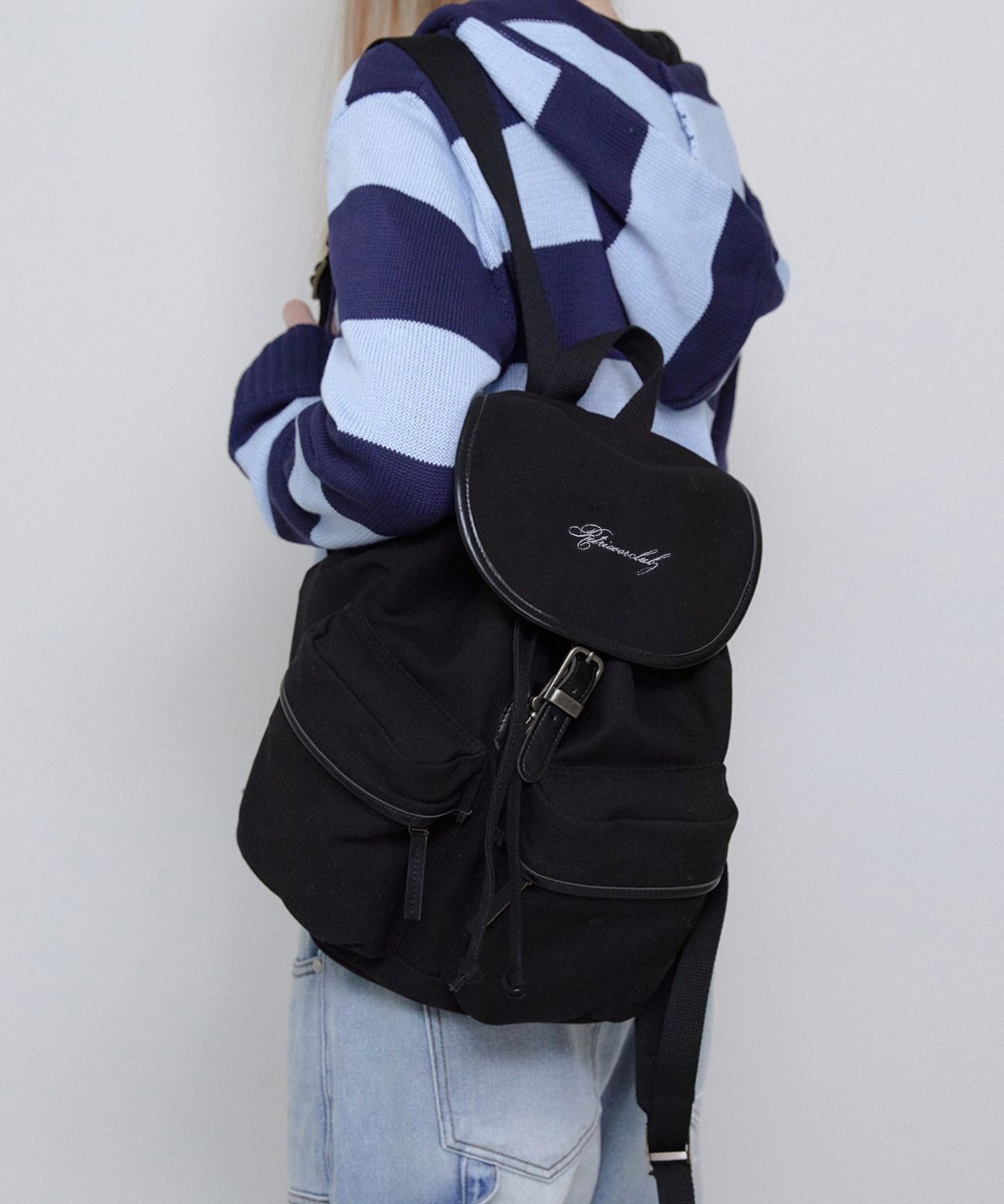 RC LOGO RUCK SACK BLACK