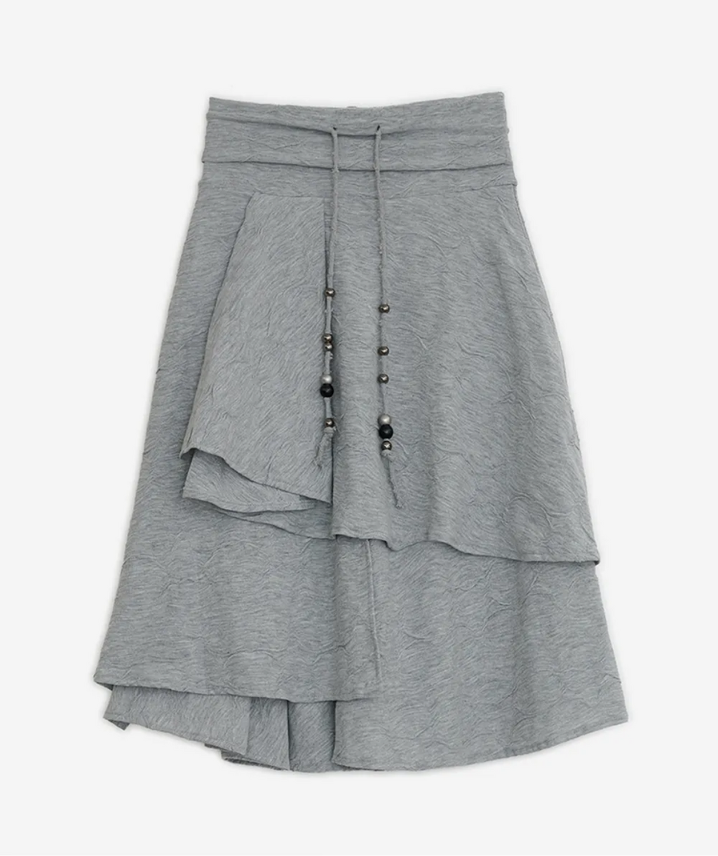 Star flared midi skirt