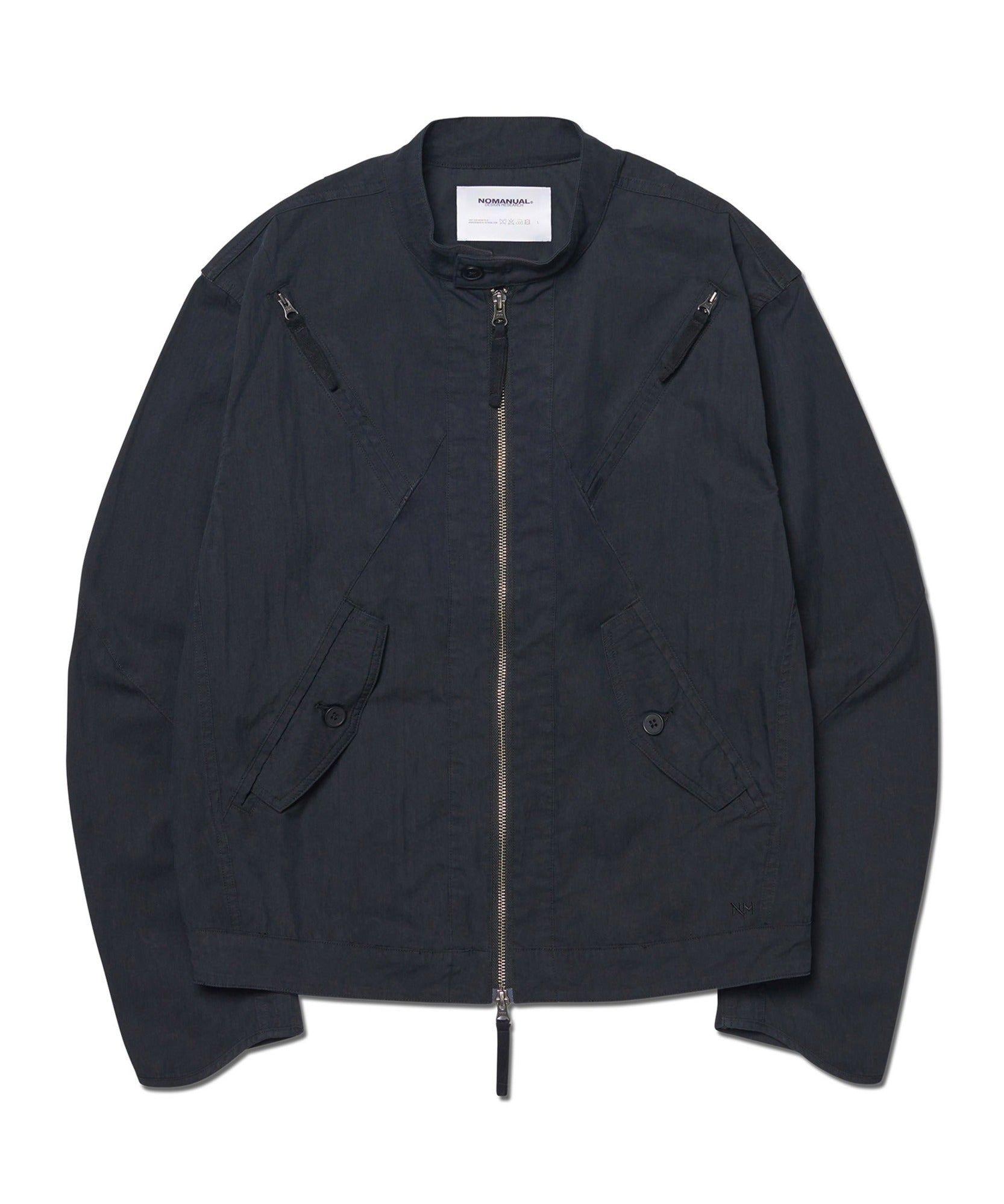 SLASH ZIPPER JACKET / 2 COLOR