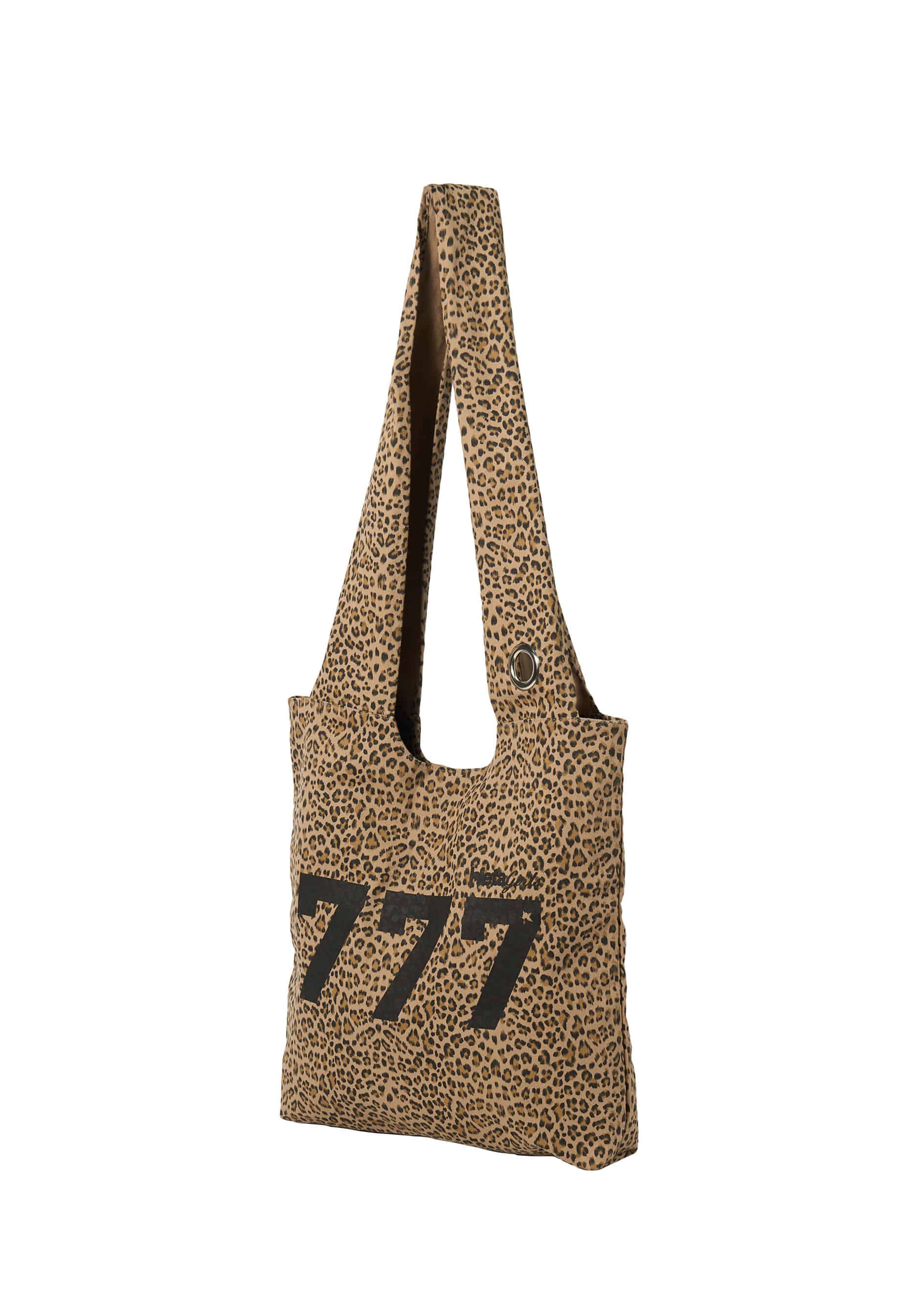 777Angels Bag / Beige Leopard