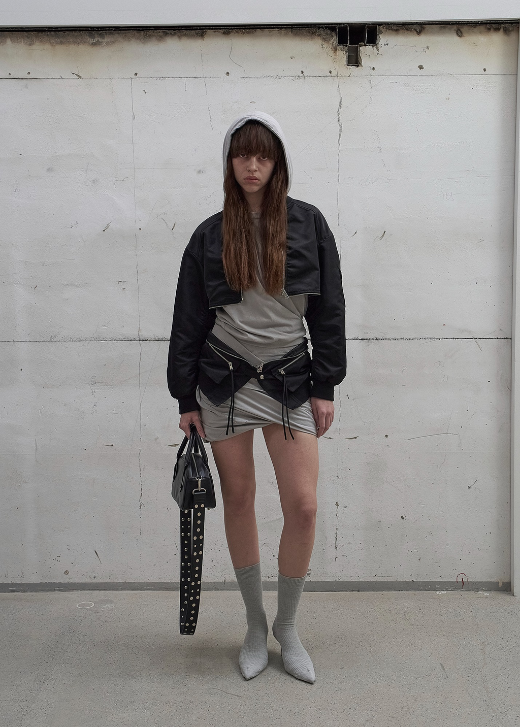 DETACHABLE-POCKET BLOUSON JACKET / 2 COLOR