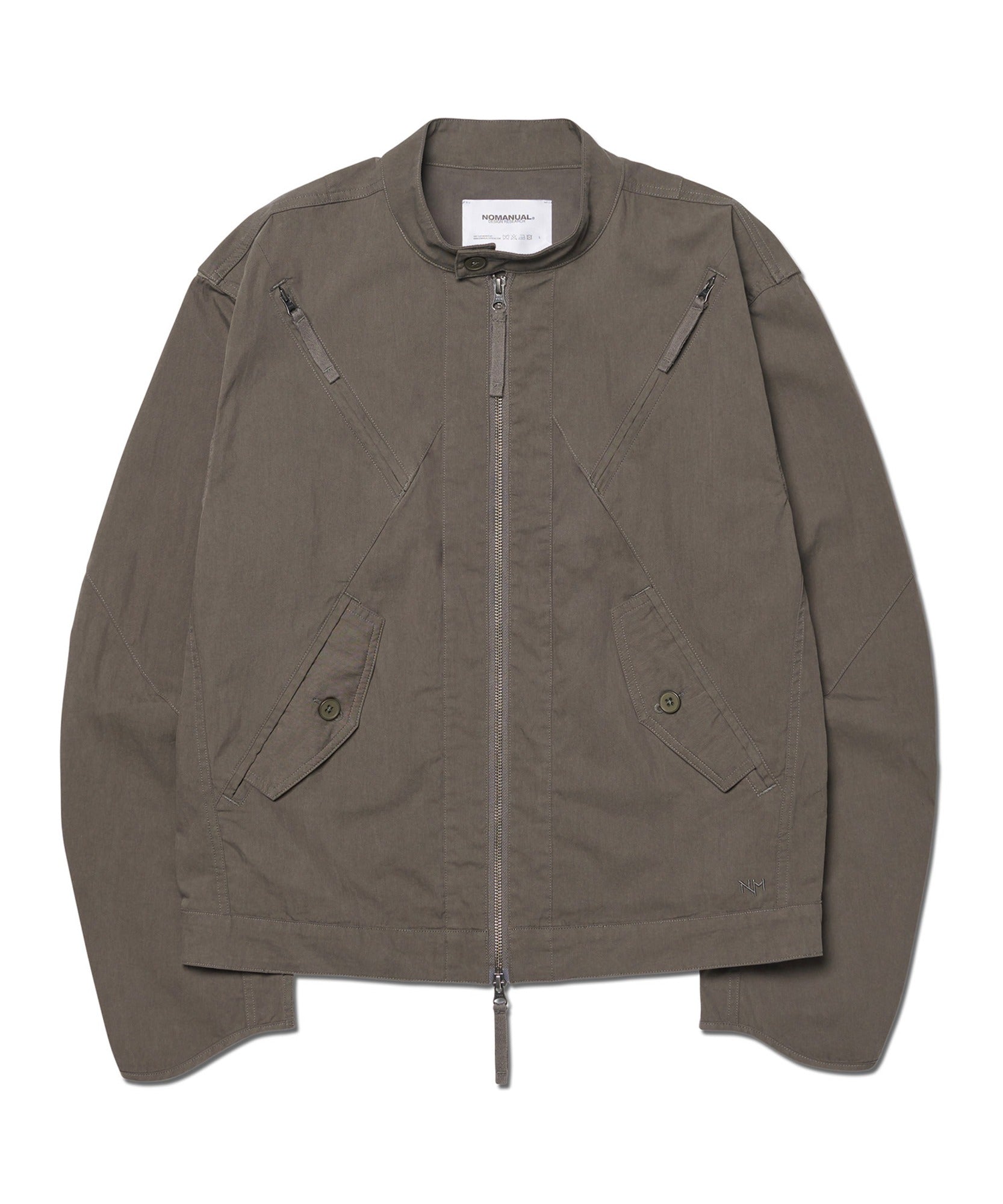 SLASH ZIPPER JACKET / 2 COLOR