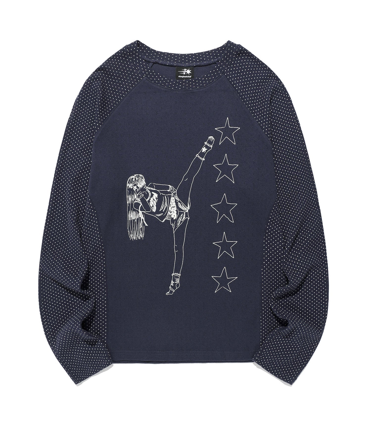 girl gang star slim l/s teenavy