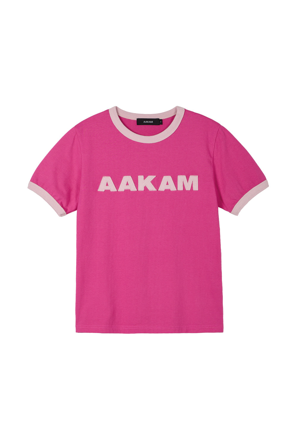Logo Patch Ringer Top (Pink-Baby Pink)