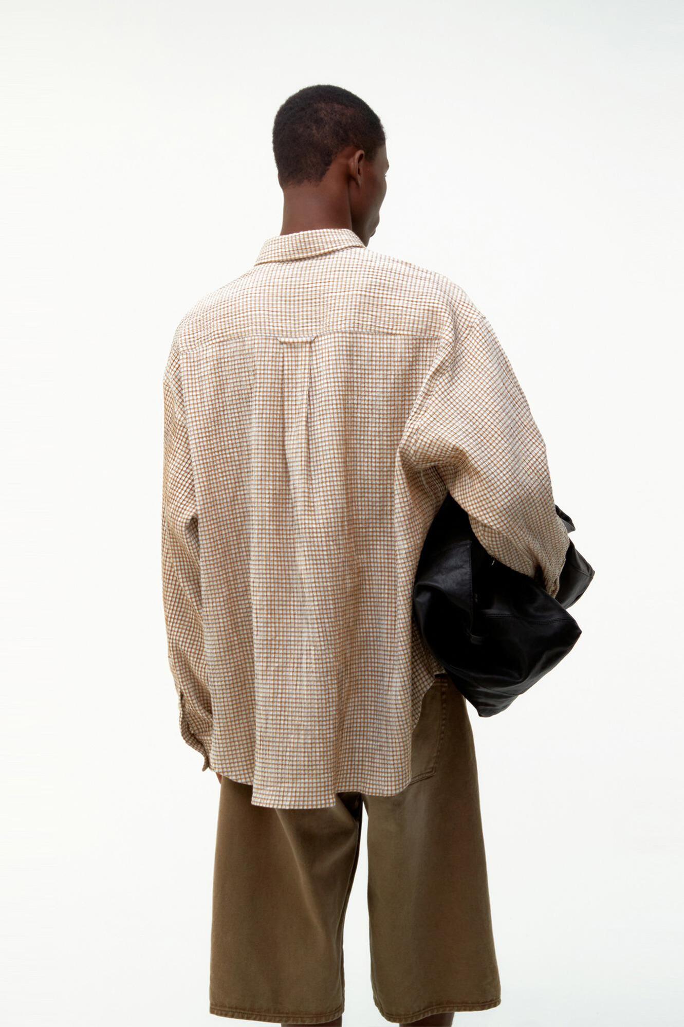 Dobby Windowpane Check Button-Down Shirt / 2 Color