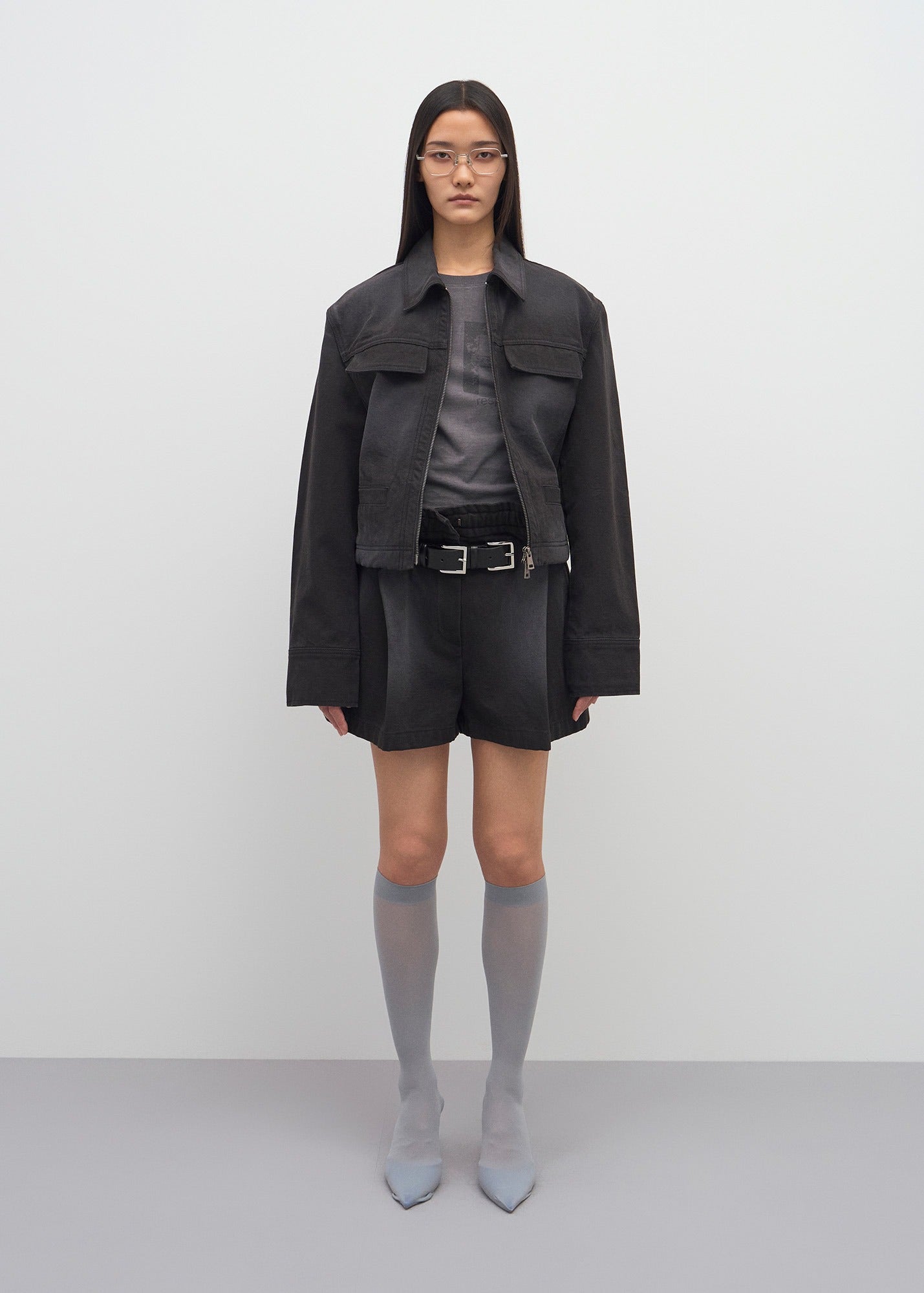 WASHED TRUCKER JACKET / 2 Color