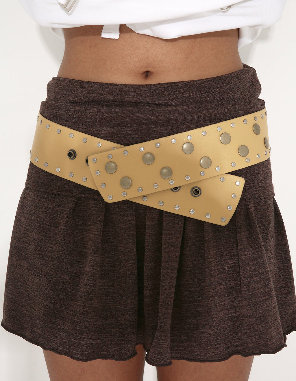 MULTI STUDDED BELT / 3 COLOR