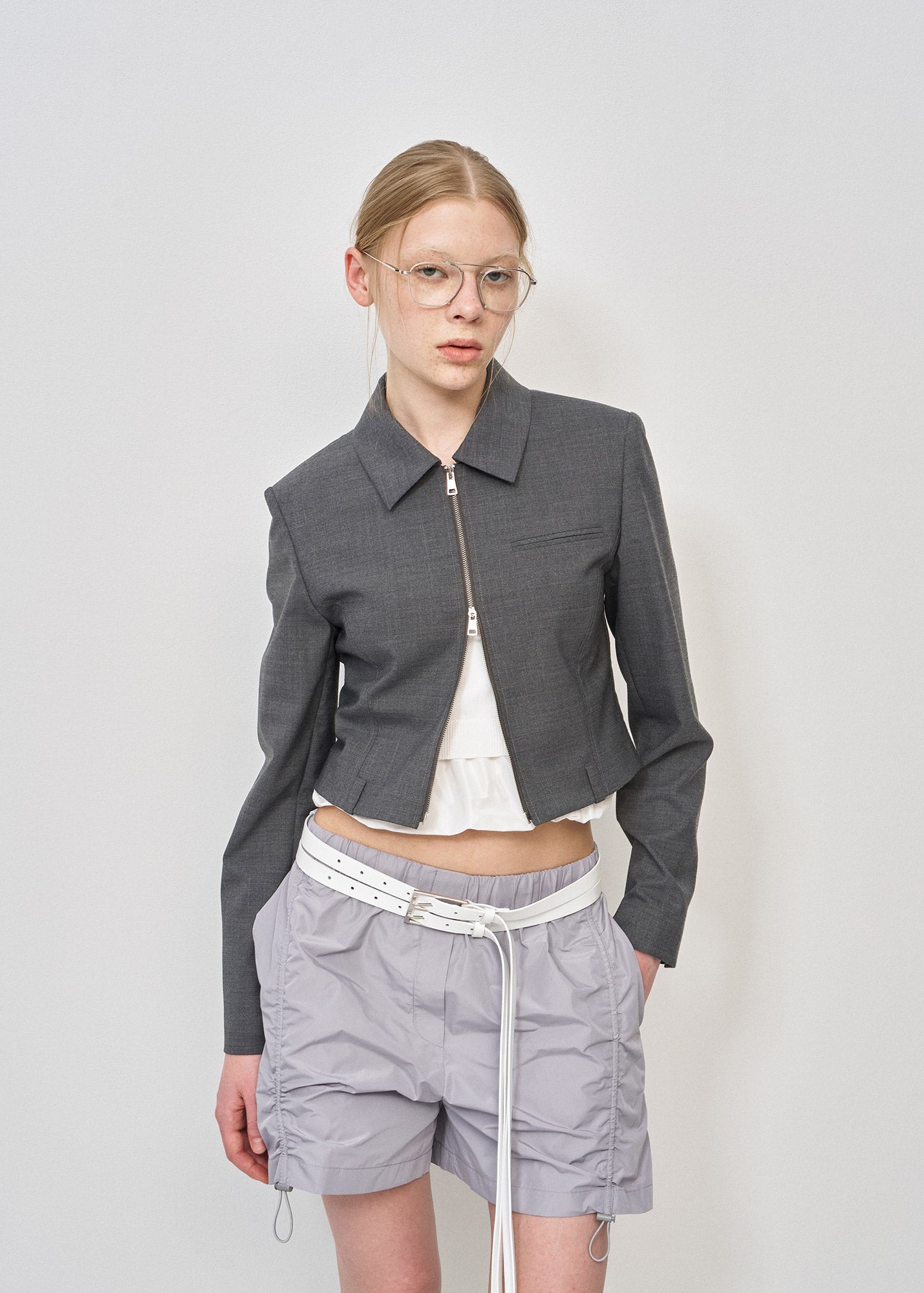 SUMMER WOOL SHORT JACKET