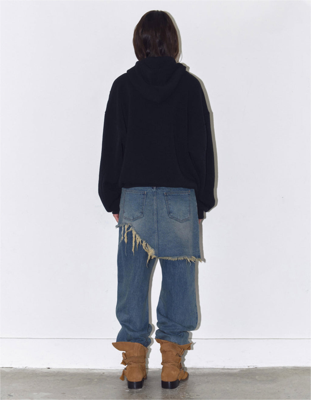 ORNAMENT STUDDED HOODIE_ONZI_EDITION / 2 Color