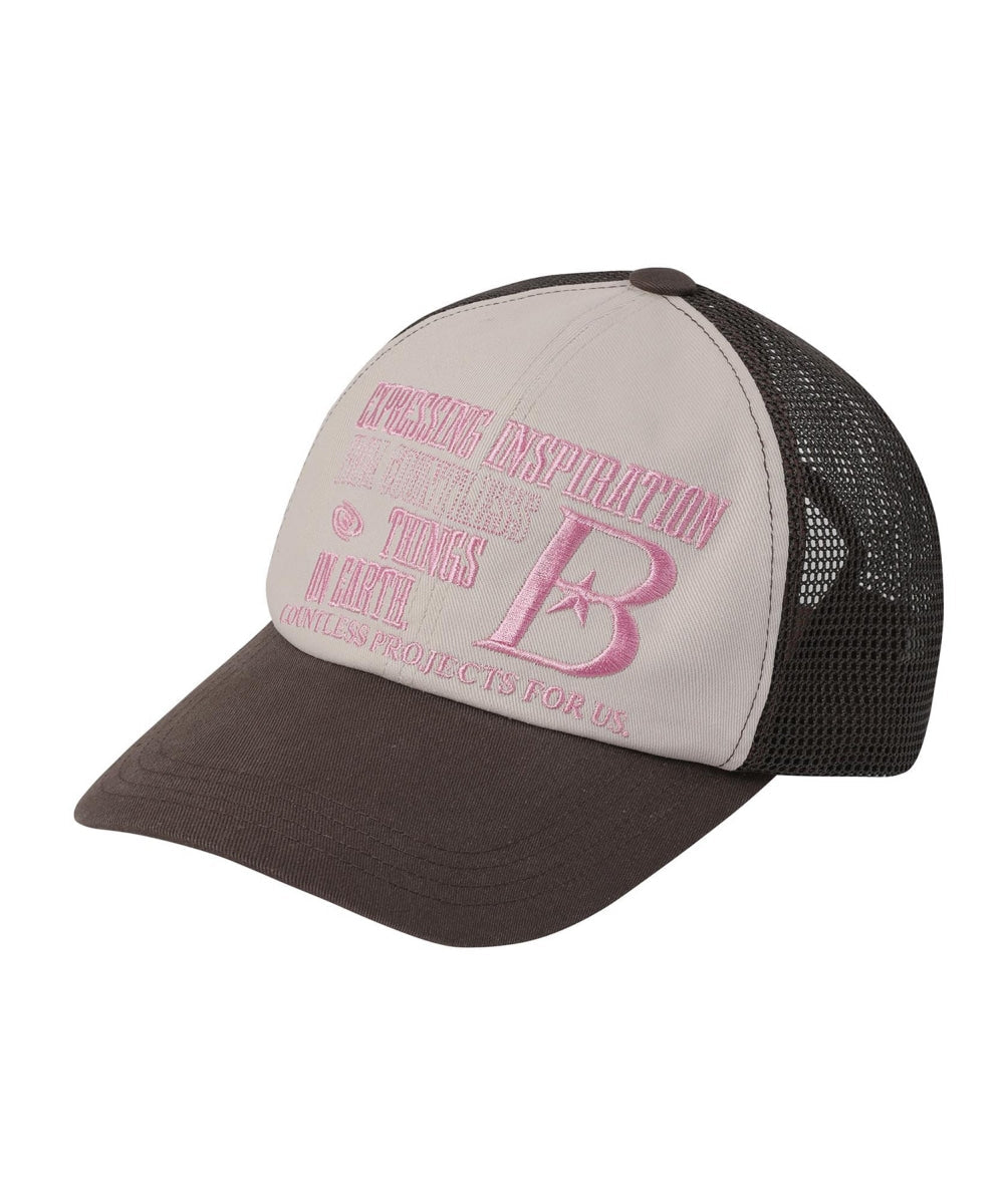 BLOGO Mesh Ball Cap Pink