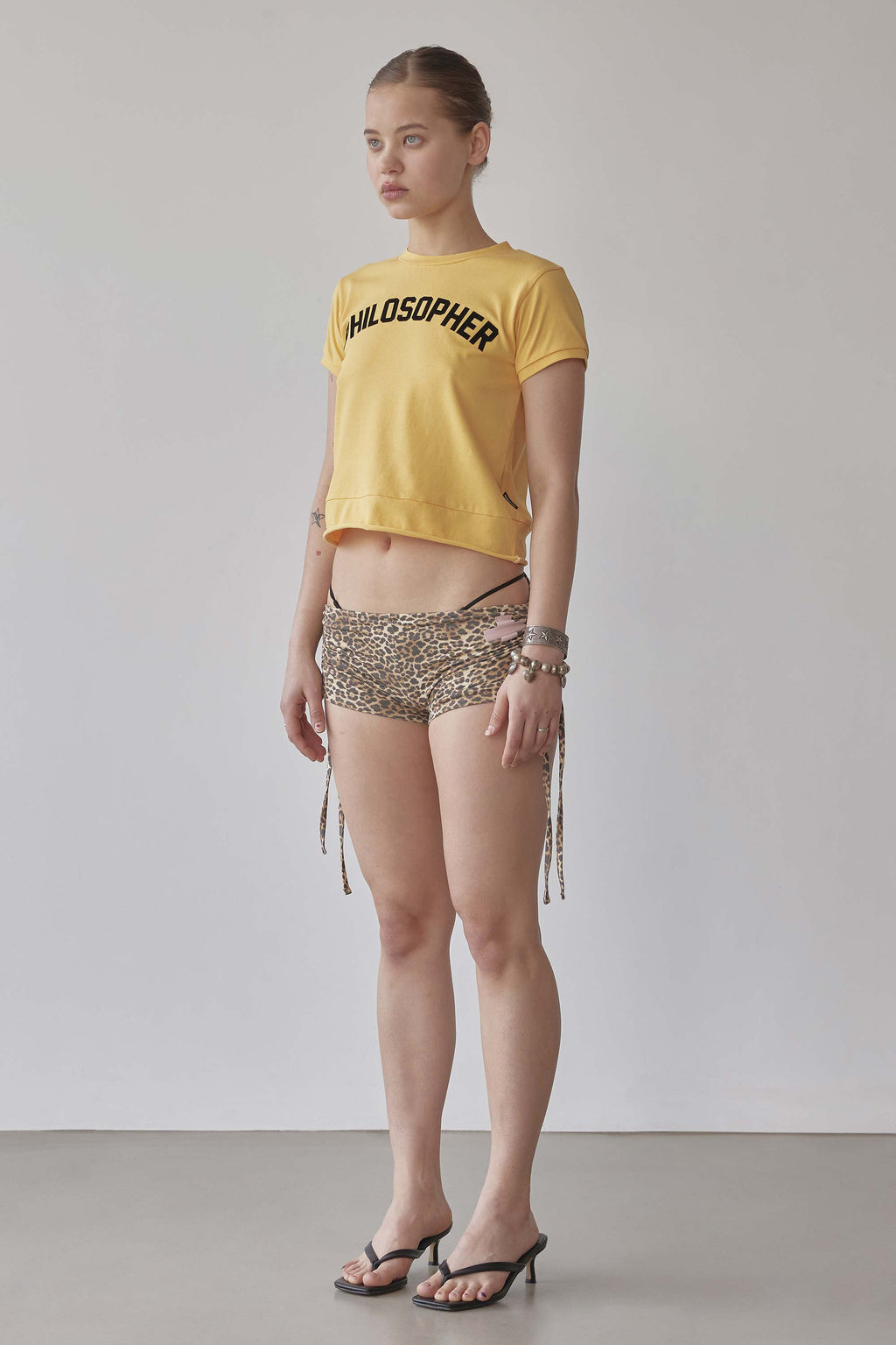 Philosopher Baby Tee Yellow