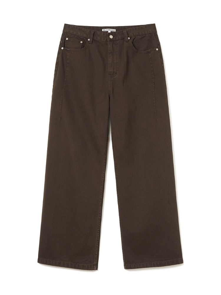 Slope Wide Pants Deep Brown