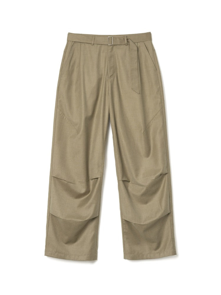 Paddle Belted Trouser Vintage Yellow