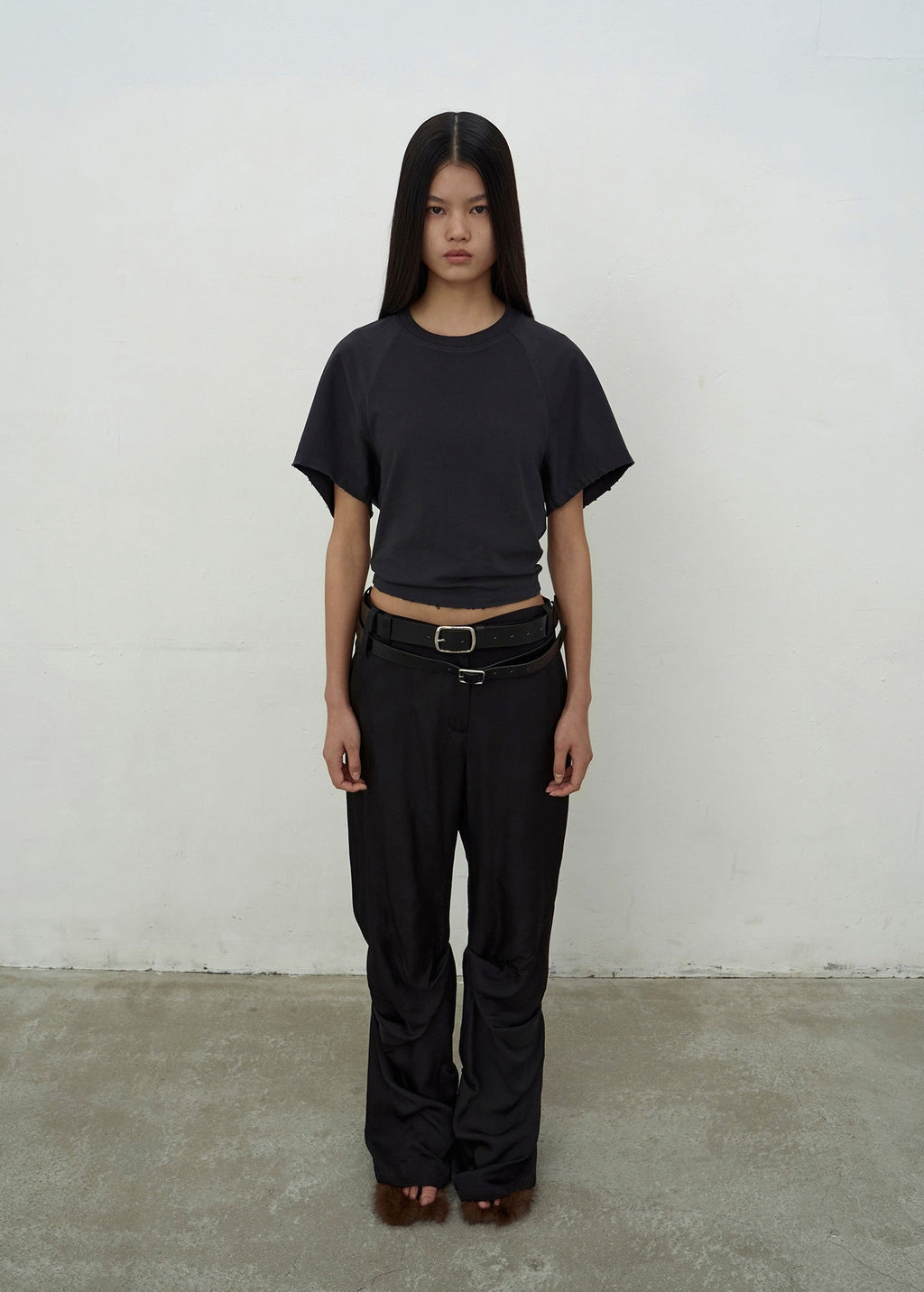 FLUID TROUSERS (BLACK)