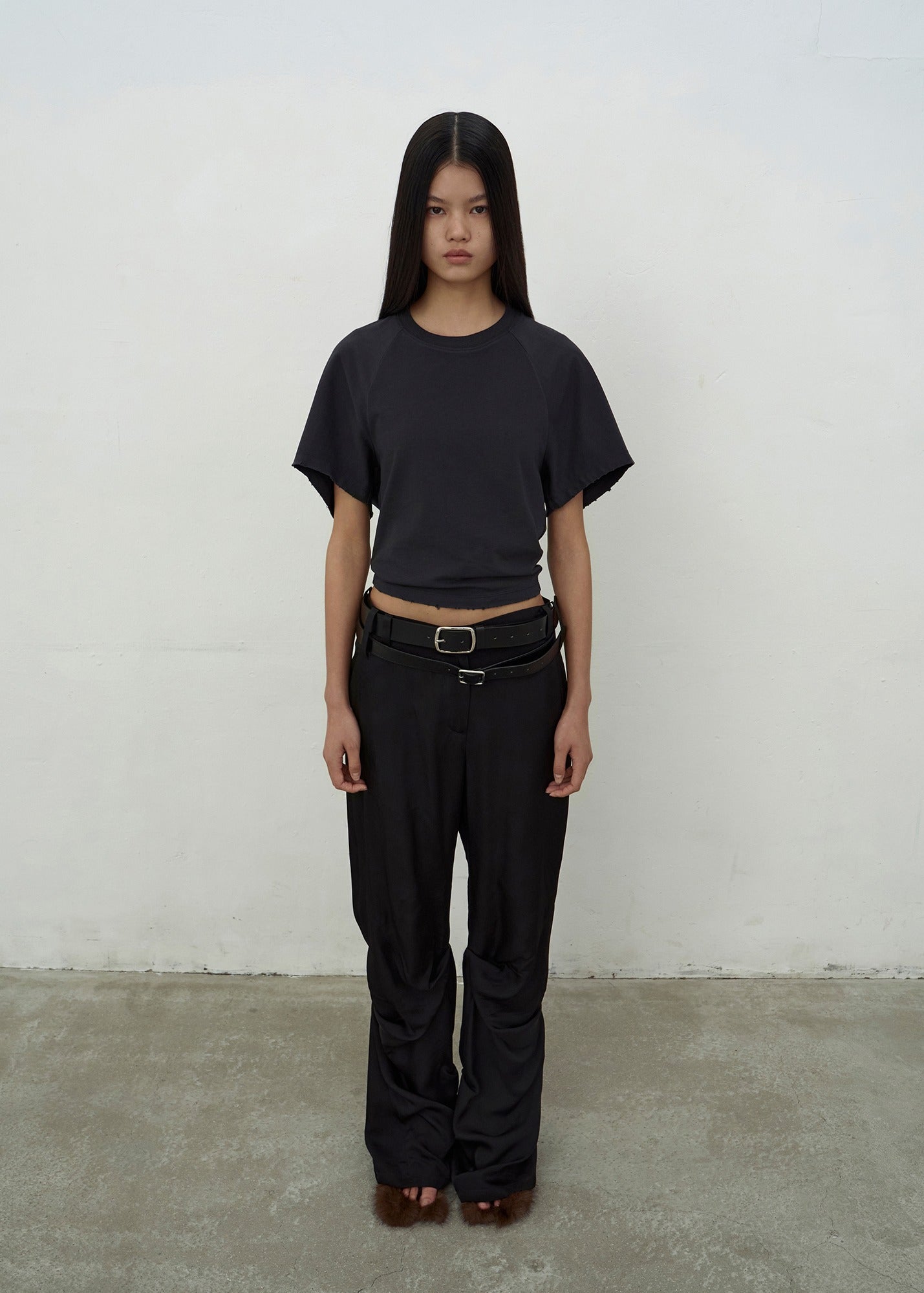 FLUID TROUSERS (BLACK)