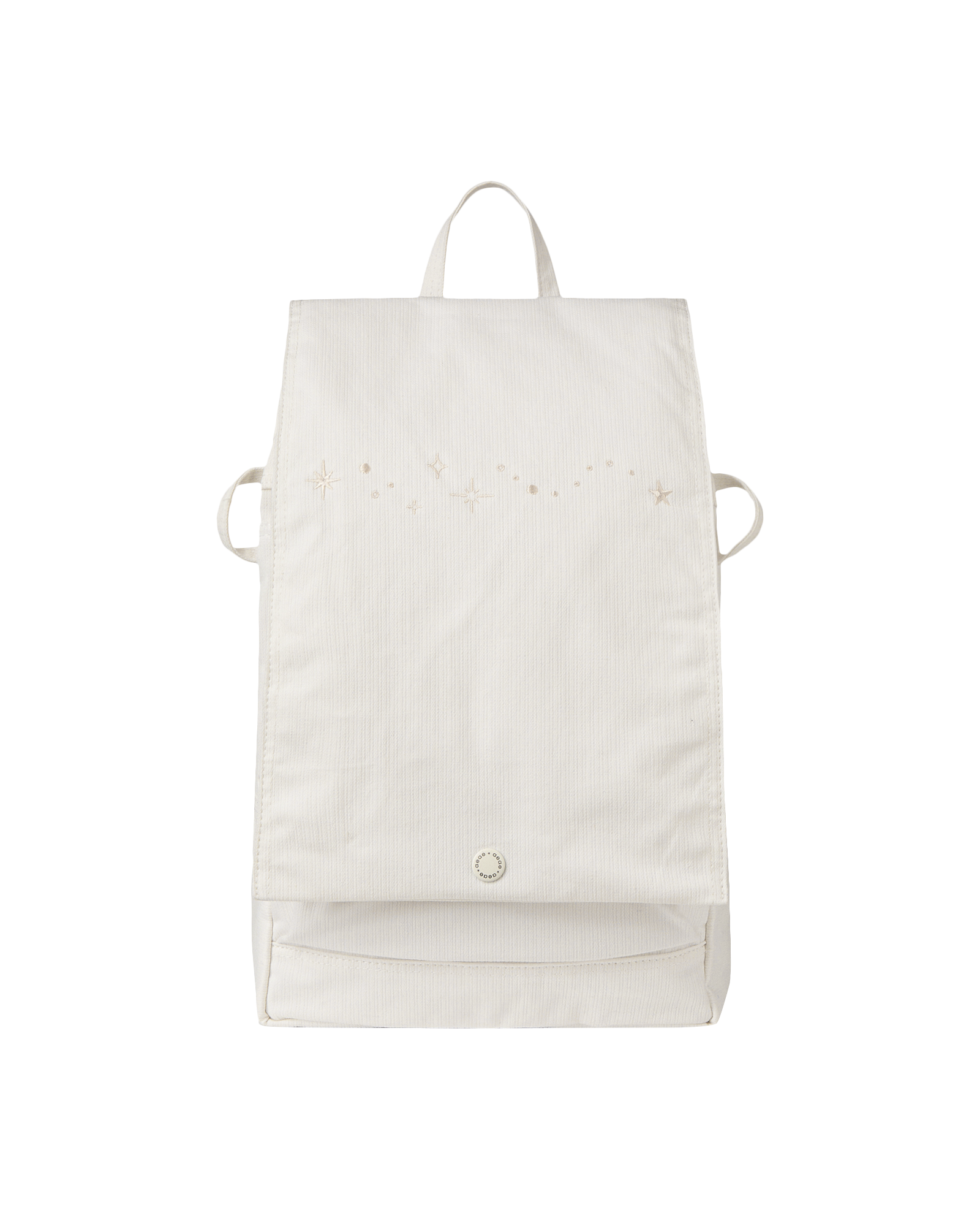FLAP COVER BACKPACK WHITE