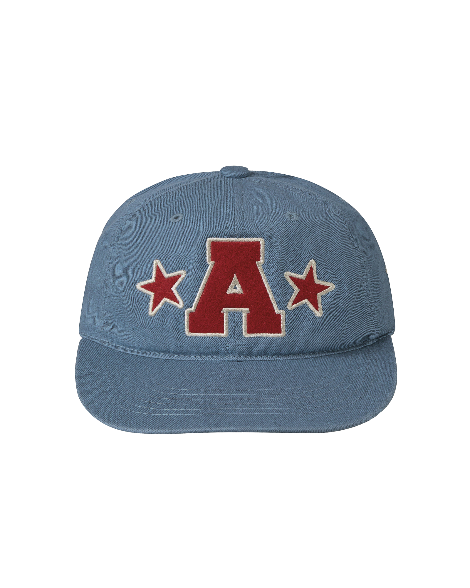 WASHED CAPITAL LOGO CAP AQUA BLUE