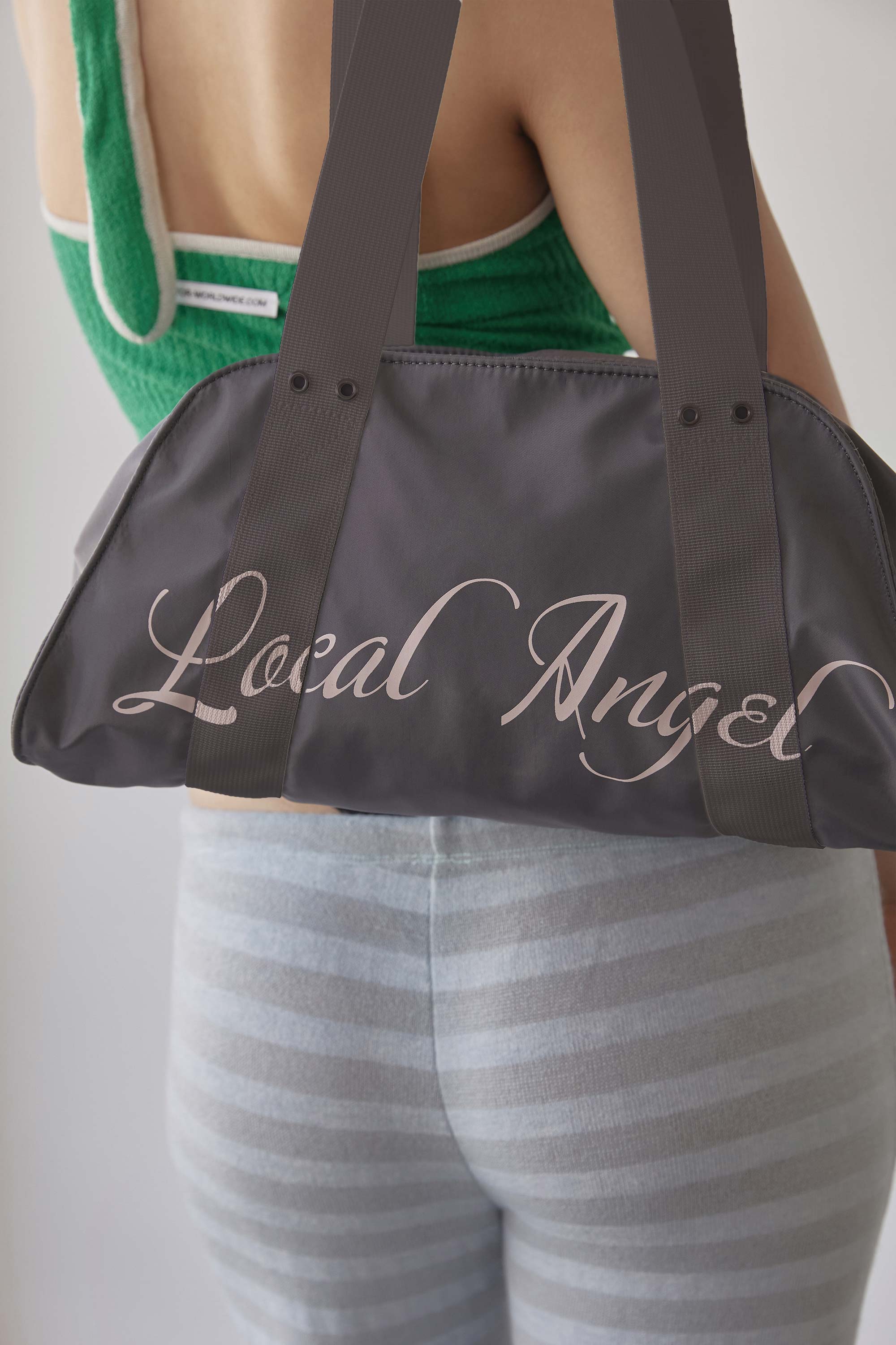 Local Angel Gym Bag Gray